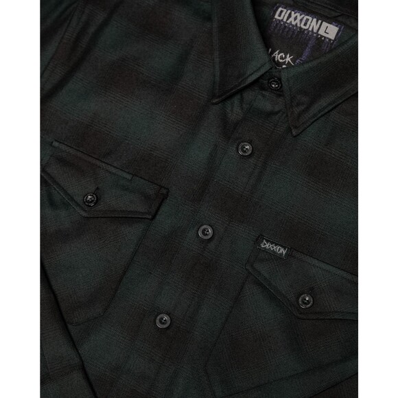 DIXXON Flannel "The Black Forest" Sz XL Brand New In Hand & Ships Fast! - Picture 2 of 2